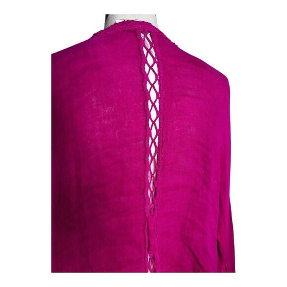 Jen’s Pirate Booty Revolve Magenta Duster Robe Size XS Beachy Coastal Boho - Picture 9 of 12